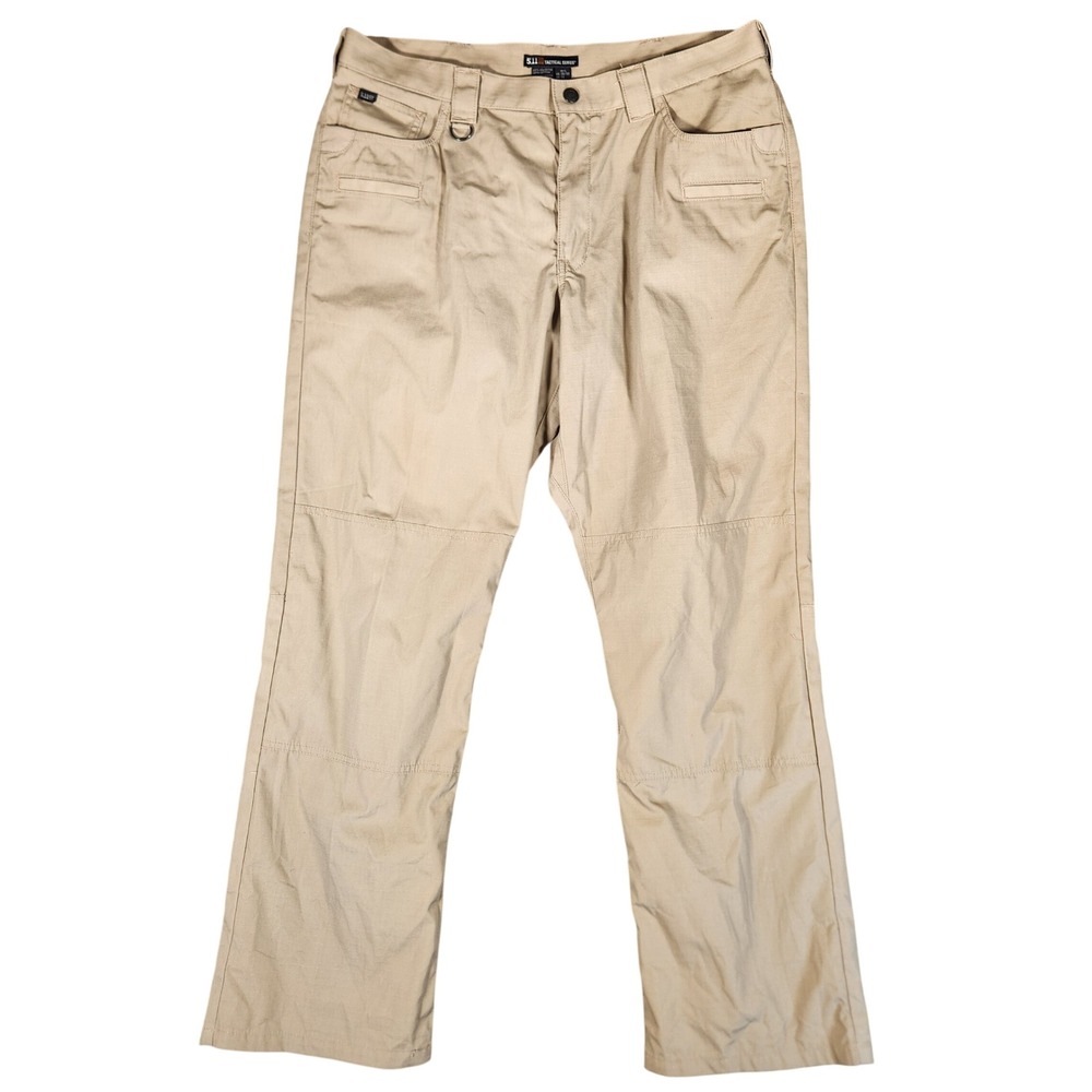 5.11 Tactical Pants Men 36x32 Taclite Pro Tan Ripstop Cargo 74385 EUC